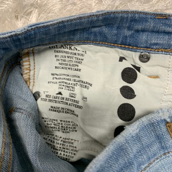 BlankNYC Light Wash Skinny Classique Jeans Sz 26 - Picture 10 of 11